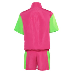 Halloween Party 80s 90s Track Suits Set Outfits Cosplay Costume Halloween Carnival Suit
