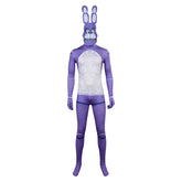Horror Movie Five Nights at Freddy's Bunny Blue Outfit Cosplay Costume Halloween Carnival Suit