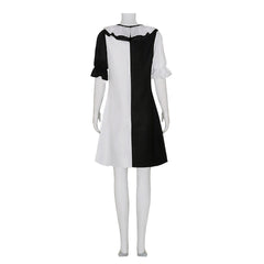Horror Movie Terrifier Clown Black Dress Outfits Cosplay Costume Halloween Carnival Suit
