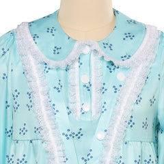 Horror Movie The Exorcist: Believer (2023) Exorcist Blue Dress Sleepwear Outfits Cosplay Costume Suit