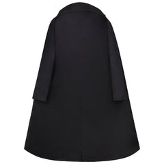 Kids Children Anime One Piece Luffy Black Cloak Set Outfits Cosplay Costume Halloween Carnival Suit