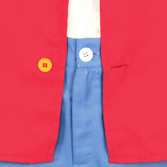 Kids Children Anime One Piece Luffy Cosplay Costume Coat Pants Set Halloween Carnival Party Suit