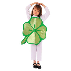 Kids Children Four-leaf Clover St. Patrick's Day Cosplay Costume Outfits Halloween Carnival Suit