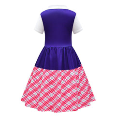 Kids Children Movie Barbie 2023 Delancy Devin Blue Set Outfits Cosplay Costume Halloween Carnival Suit