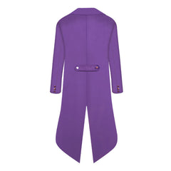 Kids Children Movie Joker Purple Tuxedo Outfits Cosplay Costume Halloween Carnival Suit