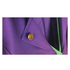 Kids Children Movie Joker Purple Tuxedo Outfits Cosplay Costume Halloween Carnival Suit