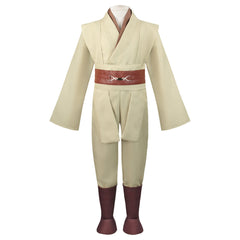 Kids Children Star Wars Jedi Brown Set Outfits Cosplay Costume Halloween Carnival Suit