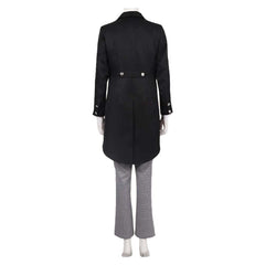 Anime Black Butler/Kuroshitsuji 2024 Public School Herman Greenhill Black Uniform Set Cosplay Costume Halloween Carnival Suit