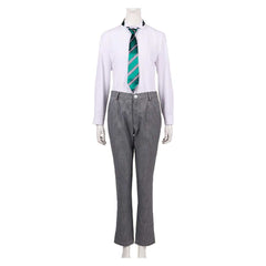 Anime Black Butler/Kuroshitsuji 2024 Public School Herman Greenhill Black Uniform Set Cosplay Costume Halloween Carnival Suit