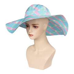 Movie Barbie 2023 Barbie Blue Hat Cap Cosplay Accessories Halloween Carnival Props