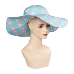 Movie Barbie 2023 Barbie Blue Hat Cap Cosplay Accessories Halloween Carnival Props