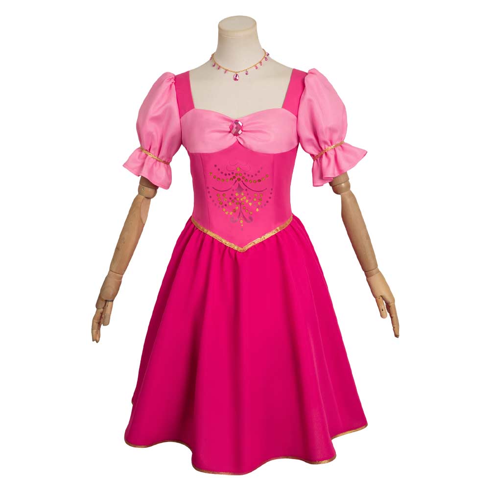 Barbie 2023 Corinne Pink Dress Outfits Cosplay Costume Halloween Carni barbie-2023-corinne-pink-dress-outfits-cosplay-costume-halloween-carni