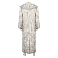 Movie Barbie 2023 Ken White Long Wool Coat Outfits Cosplay Costume Suit