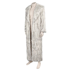 Movie Barbie 2023 Ken White Long Wool Coat Outfits Cosplay Costume Suit