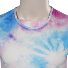 Movie Barbie Ken Blue Tie-dye Vest Outfits Cosplay Costume Suit