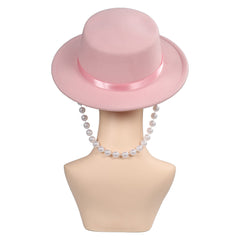 Movie Barbie Pink hat Accessories Cosplay Costume Halloween Carnival Suit
