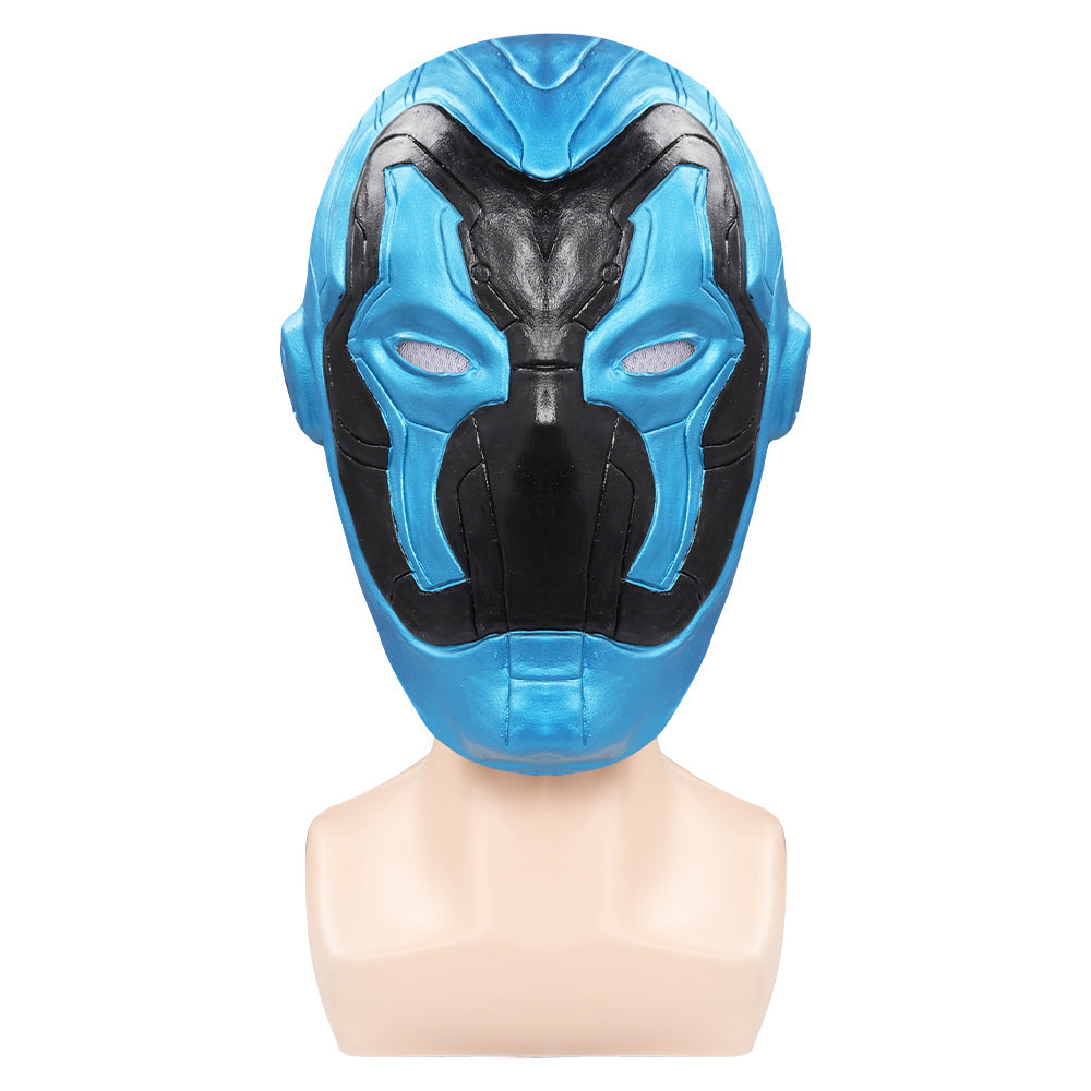 Movie Blue Beetle Jaime Reyes Blue Latex Masks Cosplay Accessories Halloween Carnival Props