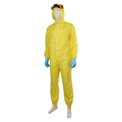 Movie Breaking Bad 2023 Walter White Yellow Jumpsuits Outfits Cosplay Costume Halloween Carnival Suit