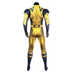 Movie Deadpool 3 Wolverine James Howlett Yellow Jumpsuit Outfits Cosplay Costume Halloween Carnival Suit