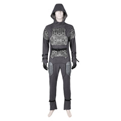 Movie Dune: Part Two (2024) Paul Atreides Gray Jumpsuit Protection Outfits ​Cosplay Costume Halloween Carnival Suit