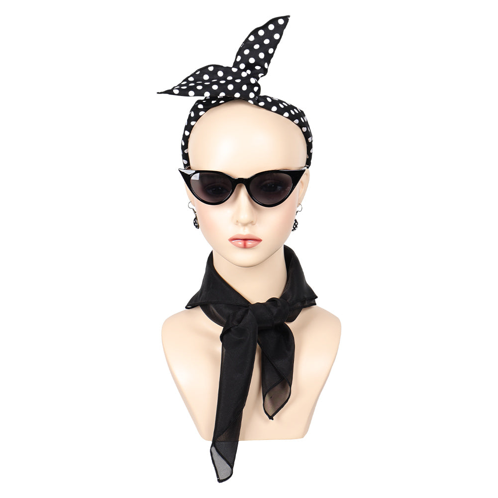 Movie Grease: Rise of the Pink Ladies (2023) Jane Black Cosplay Accessories Halloween Carnival Props