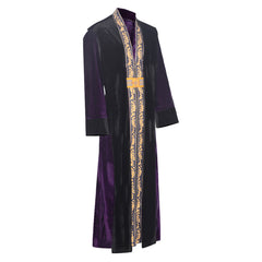 Movie Harry Potter Dumbledore Purple Cosplay Costume Outfits Halloween Carnival Suit