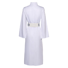 Movie Leia White Cosplay Costume Outfits Halloween Carnival Suit