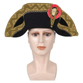 Movie Napoleon 2023 - Napoleon President Black Hat Cosplay Accessories Halloween Carnival Props