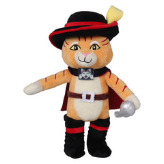 Movie Puss in Boots: The Last Wish Cat Hero Cosplay Plush Toys Cartoon Soft Stuffed Dolls Mascot Birthday Xmas Gift