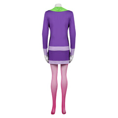 Movie Scooby Doo Daphne Blake Scoob Purple Dress Outfits Cosplay Costume Suit