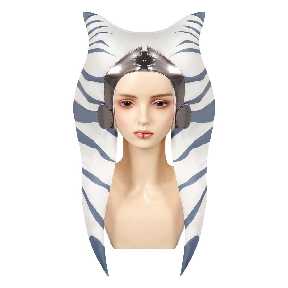 Movie Star Wars Ahsoka Tano White Hat Headgear Cosplay Accessories Halloween Carnival Props