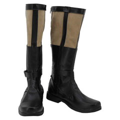Movie Star Wars Han Solo Black Shoes Boots Cosplay Accessories Halloween Carnival Props
