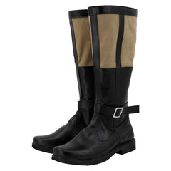 Movie Star Wars Han Solo Black Shoes Boots Cosplay Accessories Halloween Carnival Props