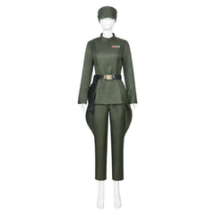Movie Star Wars Imperial Officer Green Set Outfits Cosplay Costume Halloween Carnival Suit