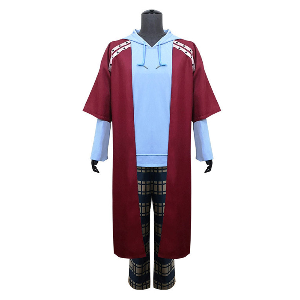 Movie The Avengers Fat Thor Red Coat Set Outfits Cosplay Costume Halloween Carnival Suit