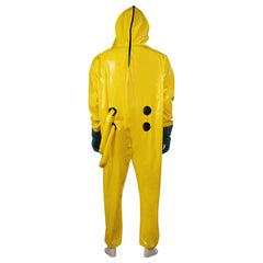 Movie The Backrooms Wanderer Yellow Jumpsuit Outfits Cosplay Costume Halloween Carnival Suit