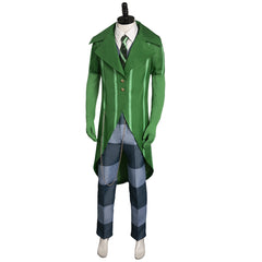 Movie The Lorax Once-lervillain Green Coat Outfits Cosplay Costume Halloween Carnival Suit