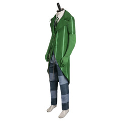 Movie The Lorax Once-lervillain Green Coat Outfits Cosplay Costume Halloween Carnival Suit