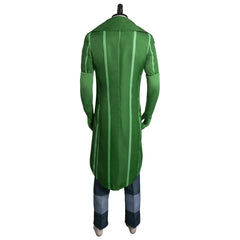 Movie The Lorax Once-lervillain Green Coat Outfits Cosplay Costume Halloween Carnival Suit