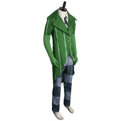Movie The Lorax Once-lervillain Green Coat Outfits Cosplay Costume Halloween Carnival Suit