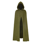 Movie The Lord of the Rings The Hobbit Green And Black Medieval Cloak Outfits Cosplay Costume Halloween Carnival Suit