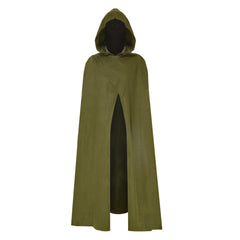 Movie The Lord of the Rings The Hobbit Green And Black Medieval Cloak Outfits Cosplay Costume Halloween Carnival Suit