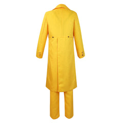 Movie The Mask Jim Carrey Yellow Suit Outfits Cosplay Costume Halloween Carnival Suit