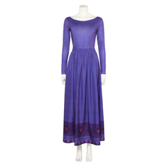 Movie Wish 2023 Asha Purple Dress Outfits Cosplay Costume Halloween Carnival Suit