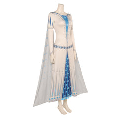 Movie Wish 2023 Queen Amaya White Dress Outfits Cosplay Costume Halloween Carnival Suit