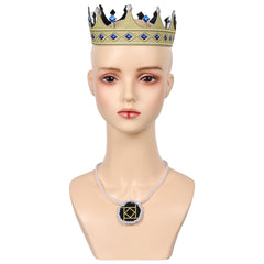 Movie Wish 2023 Queen Amaya Yellow Crown Cosplay Accessories Halloween Carnival Props