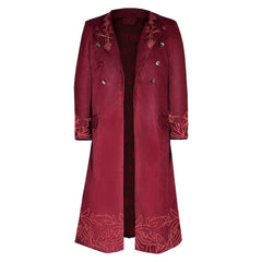 Movie Wonka 2023 Wonka Red Jacket Outfits Cosplay Costume Halloween Carnival Suit