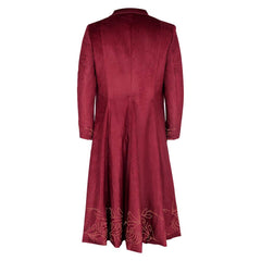 Movie Wonka 2023 Wonka Red Jacket Outfits Cosplay Costume Halloween Carnival Suit