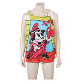 Queen Freddie Mercury Printed Vest Outfits Cosplay Costume Halloween Carnival Suit