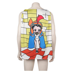 Queen Freddie Mercury Printed Vest Outfits Cosplay Costume Halloween Carnival Suit